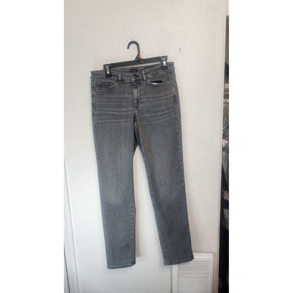 J. Jill Boyfriend Jeans Womens 8 Gray Excellent